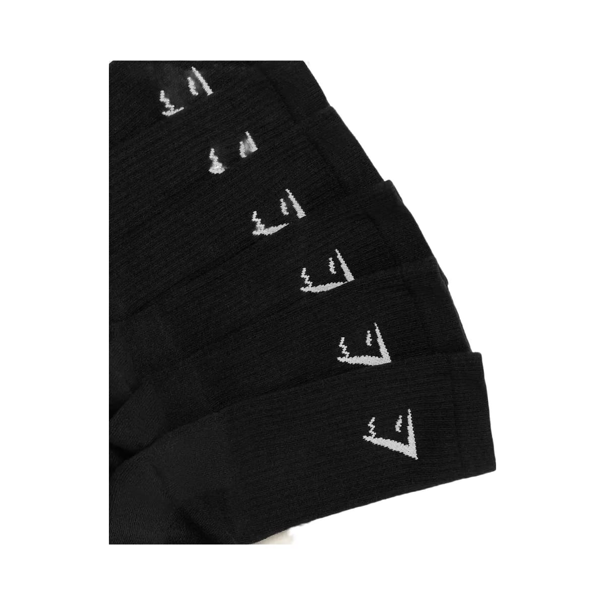 Gymshark Crew Socks 6Pk Gs Black