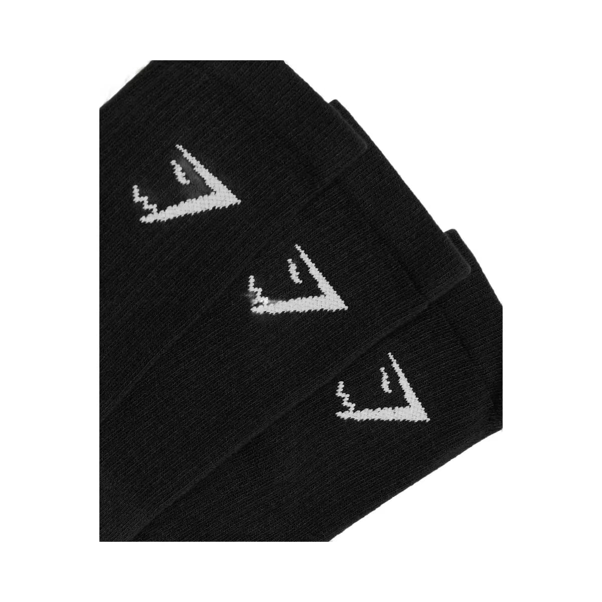 Gymshark Crew Socks 3pk "GS Black"
