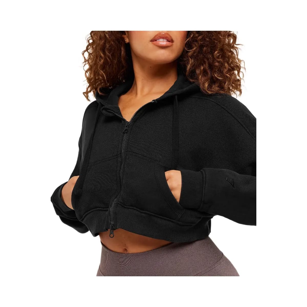 Gymshark Pump Zip Through Hoodie "Black Wash"