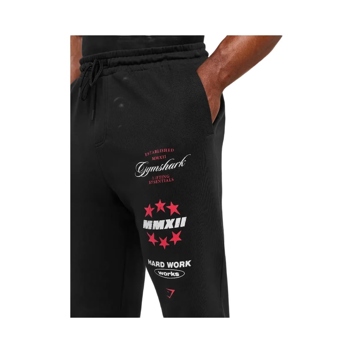 Gymshark Global Lifting Graphic Pants "GS Black"