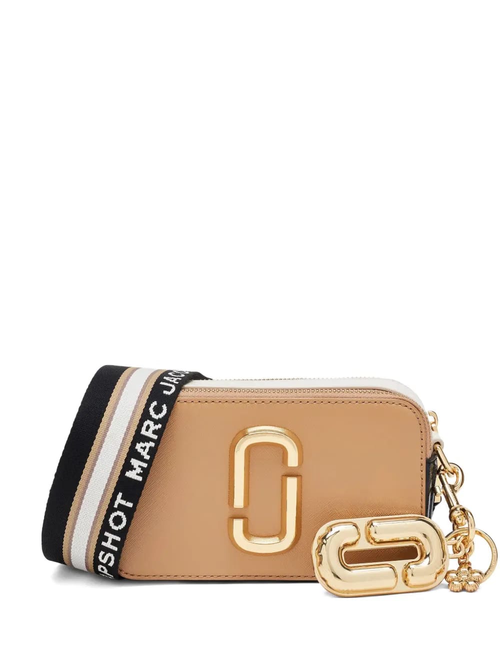 The J Marc balloon-shaped flower keyring