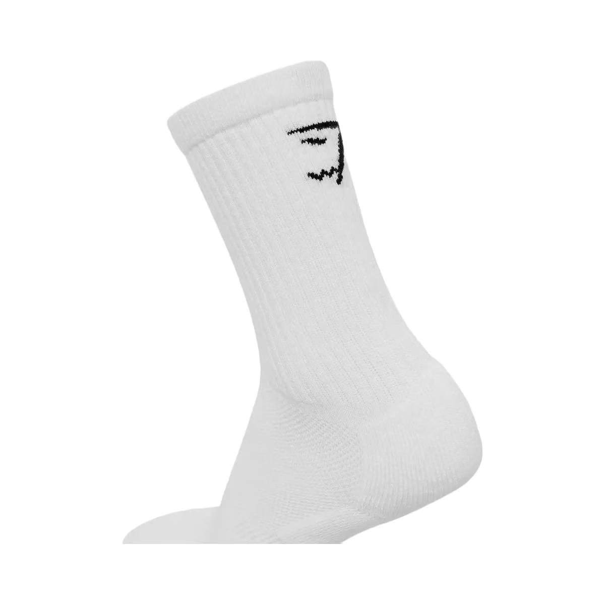 Gymshark Performance Crew Socks 3Pk Gs White