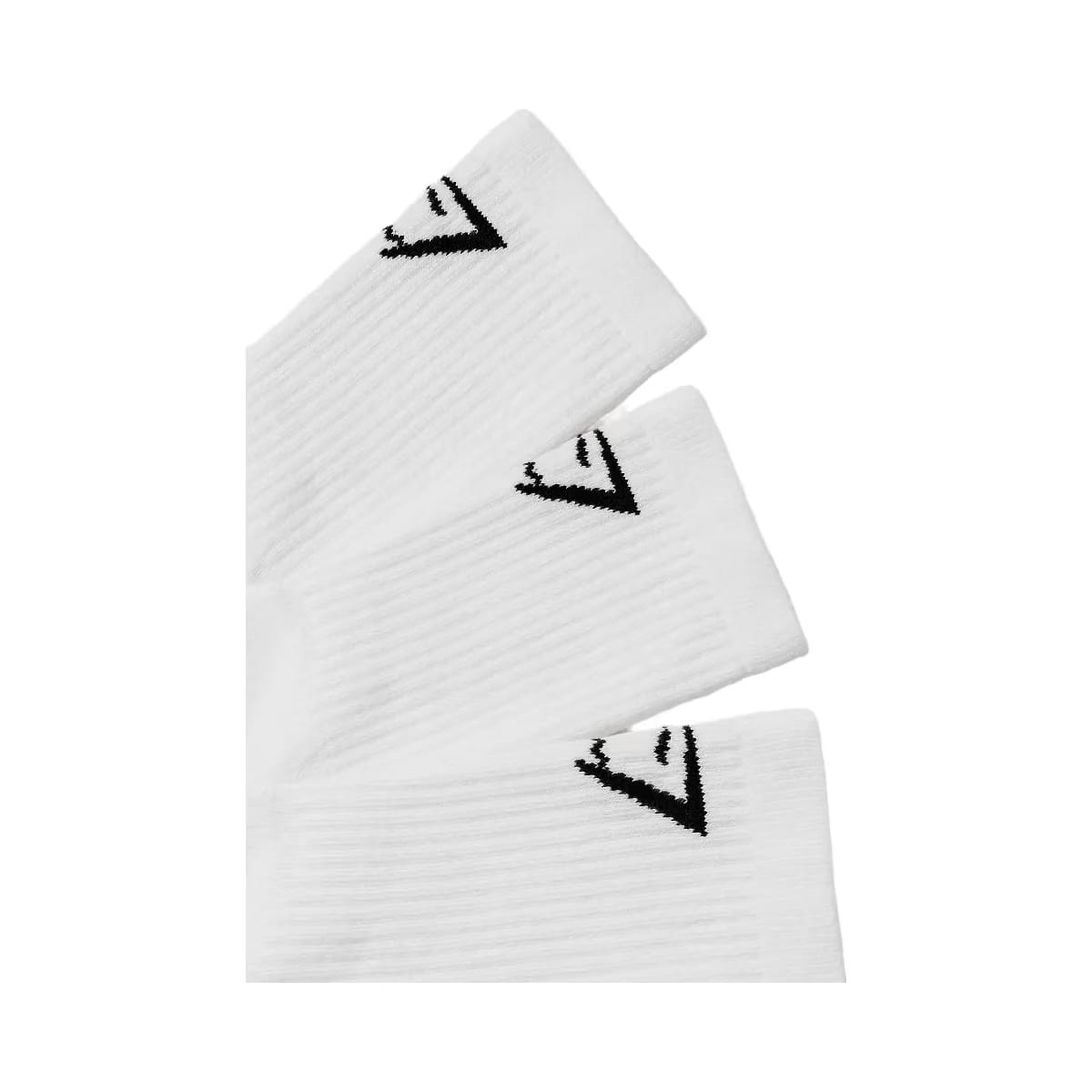 Gymshark Performance Crew Socks 3Pk Gs White