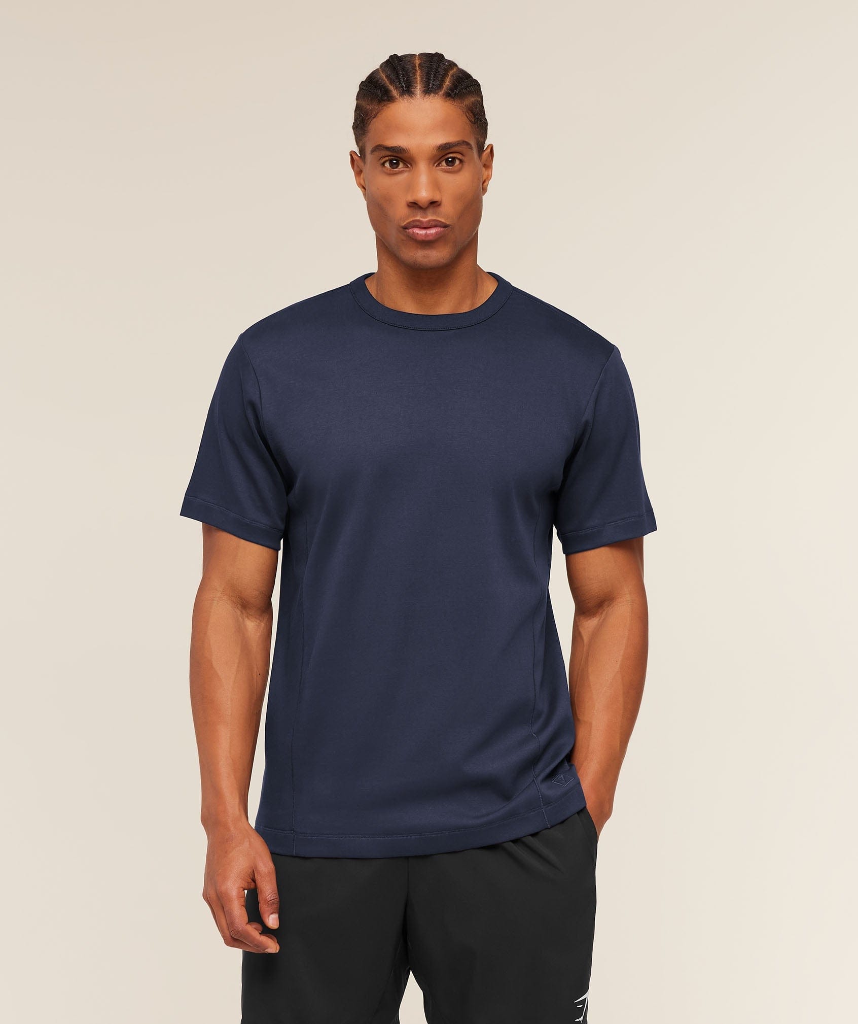 Gymshark Off Duty T-Shirt Heavy Blue