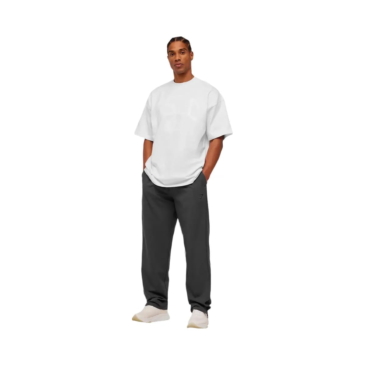 Gymshark Arrival Contrast Pants "Grey Black"