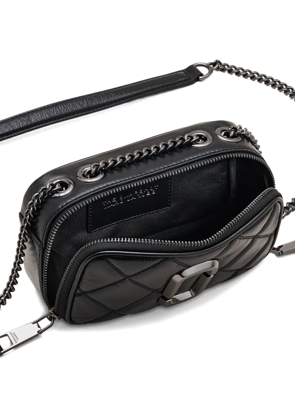 The Quilted Leather Chain Snapshot bag
