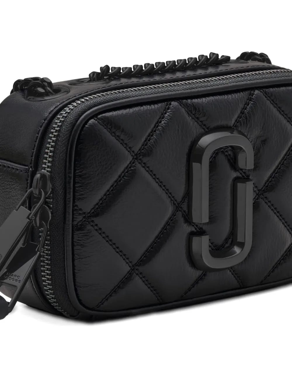 The Quilted Leather Chain Snapshot bag