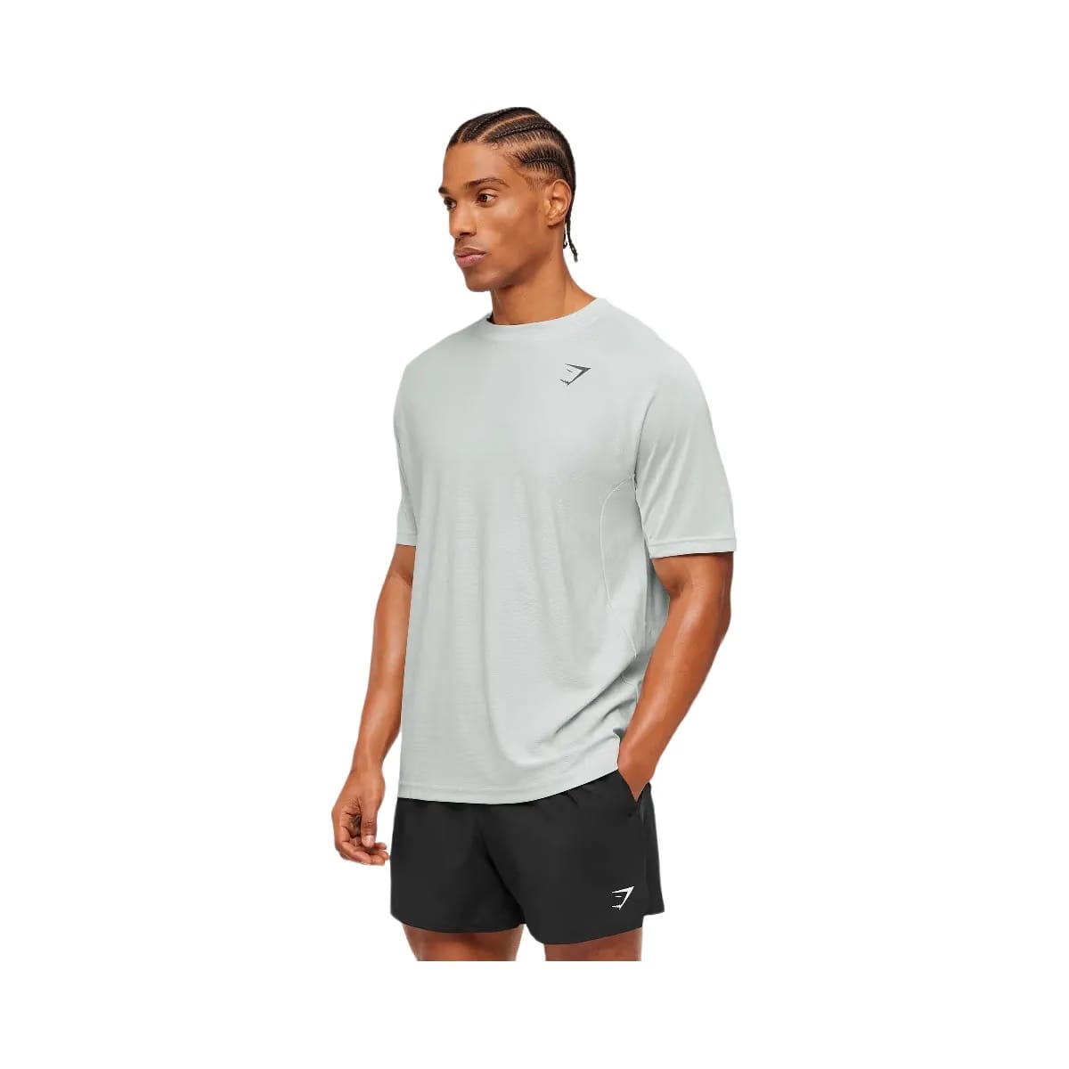 Gymshark Weekend T-Shirt "Light Grey White"