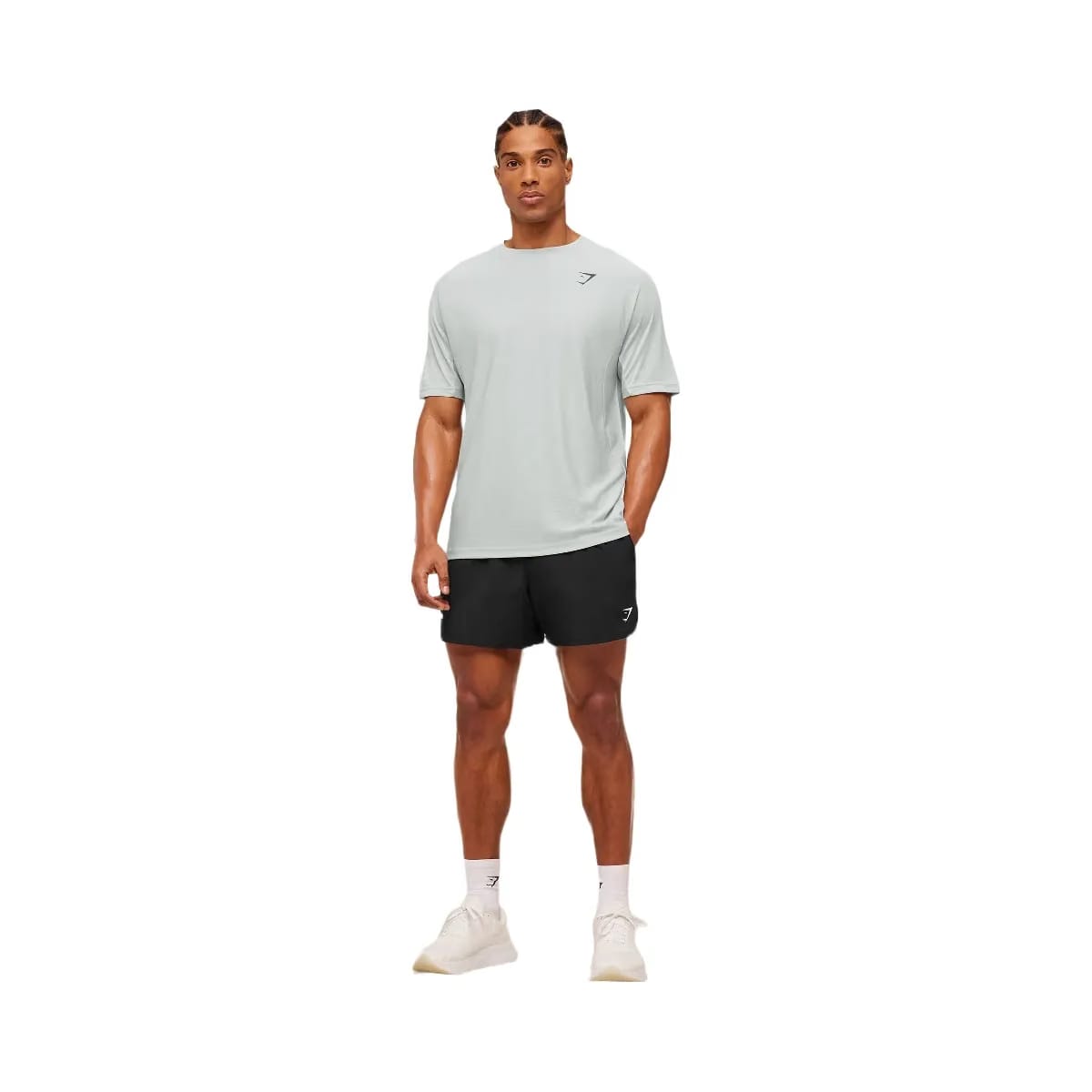 Gymshark Weekend T-Shirt "Light Grey White"