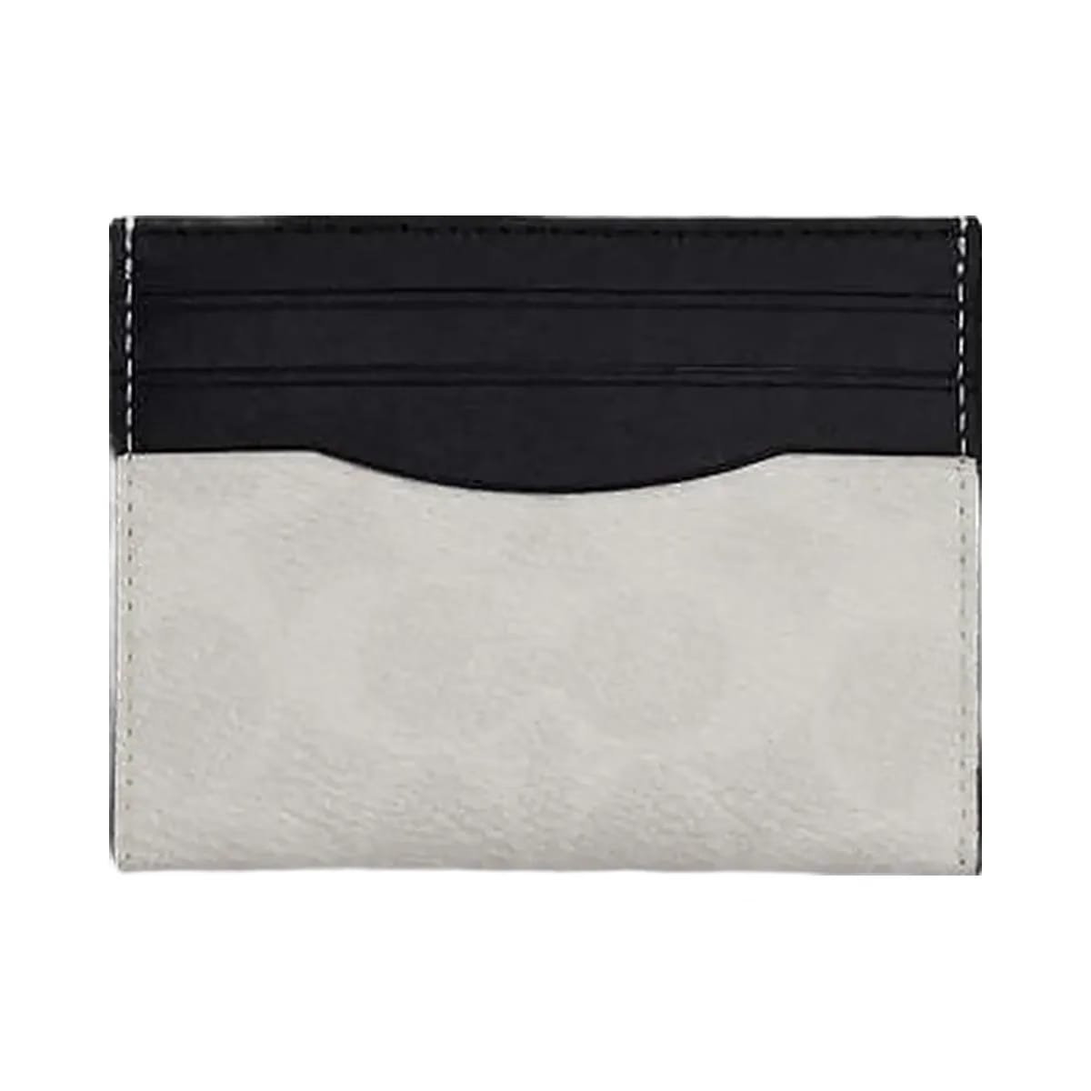 Coach Slim Id Card Case In Signature Canvas Signature Canvas-Chalk & Black