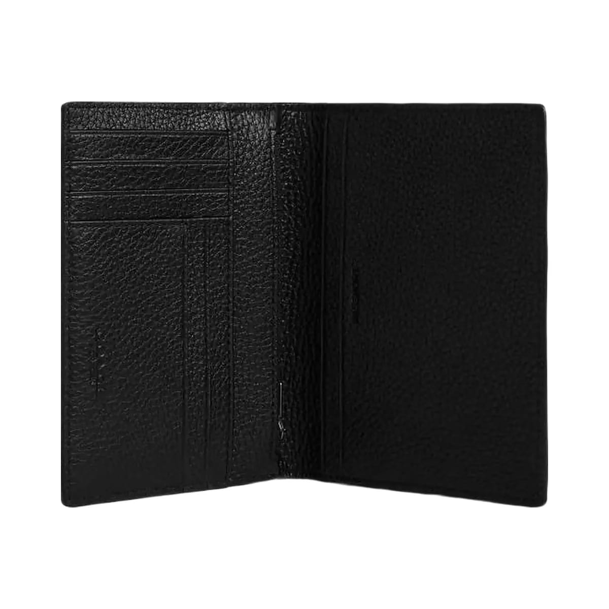 Coach Passport Card Case Gunmetal Black