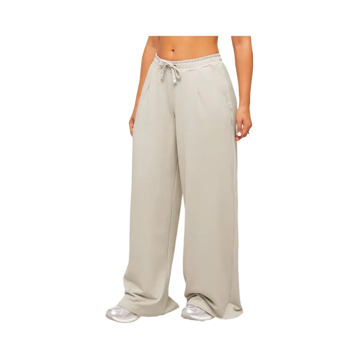 Gymshark Lightweight Wide Leg Pant Short "Pebble Grey"