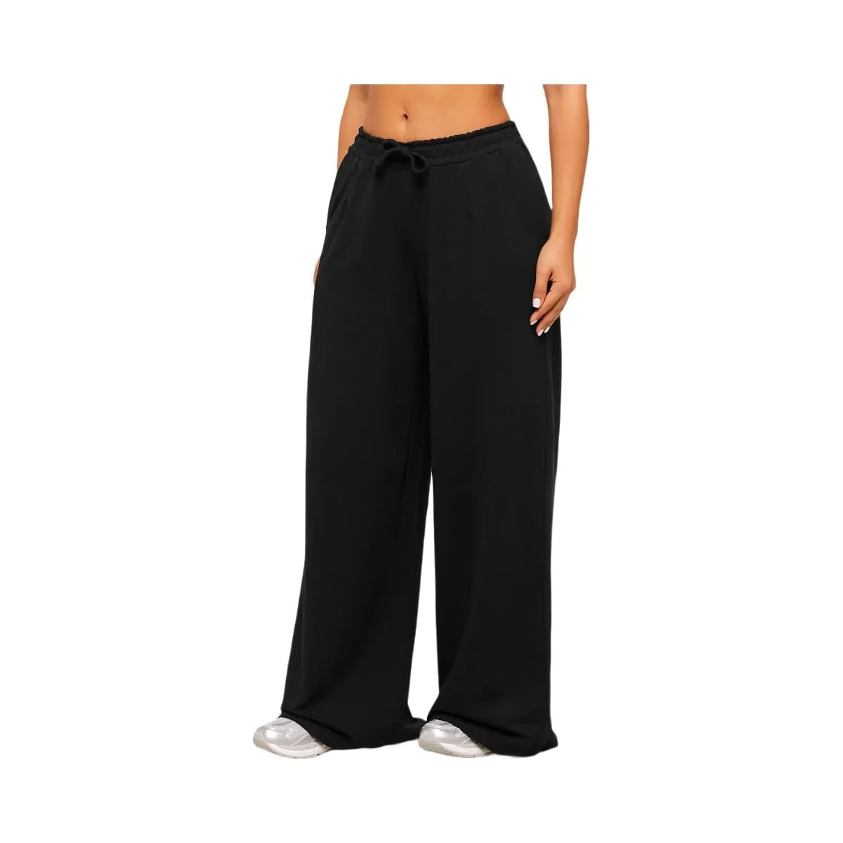 Gymshark Lightweight Wide Leg Pant Short "Black"