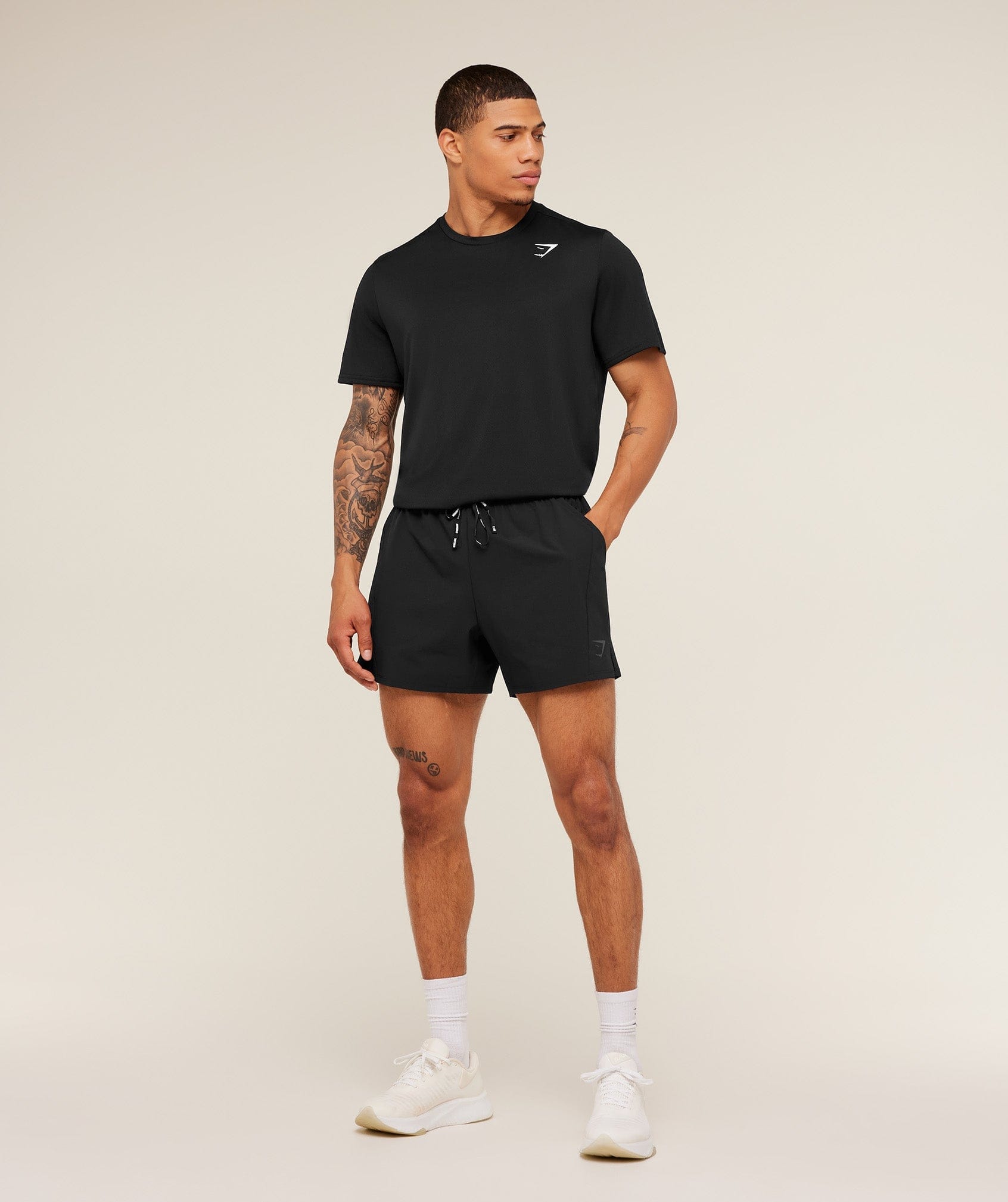 Gymshark Weekend 5" Shorts Gs Black