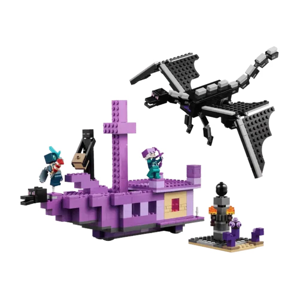 Lego Minecraft The Ender Dragon and End Ship