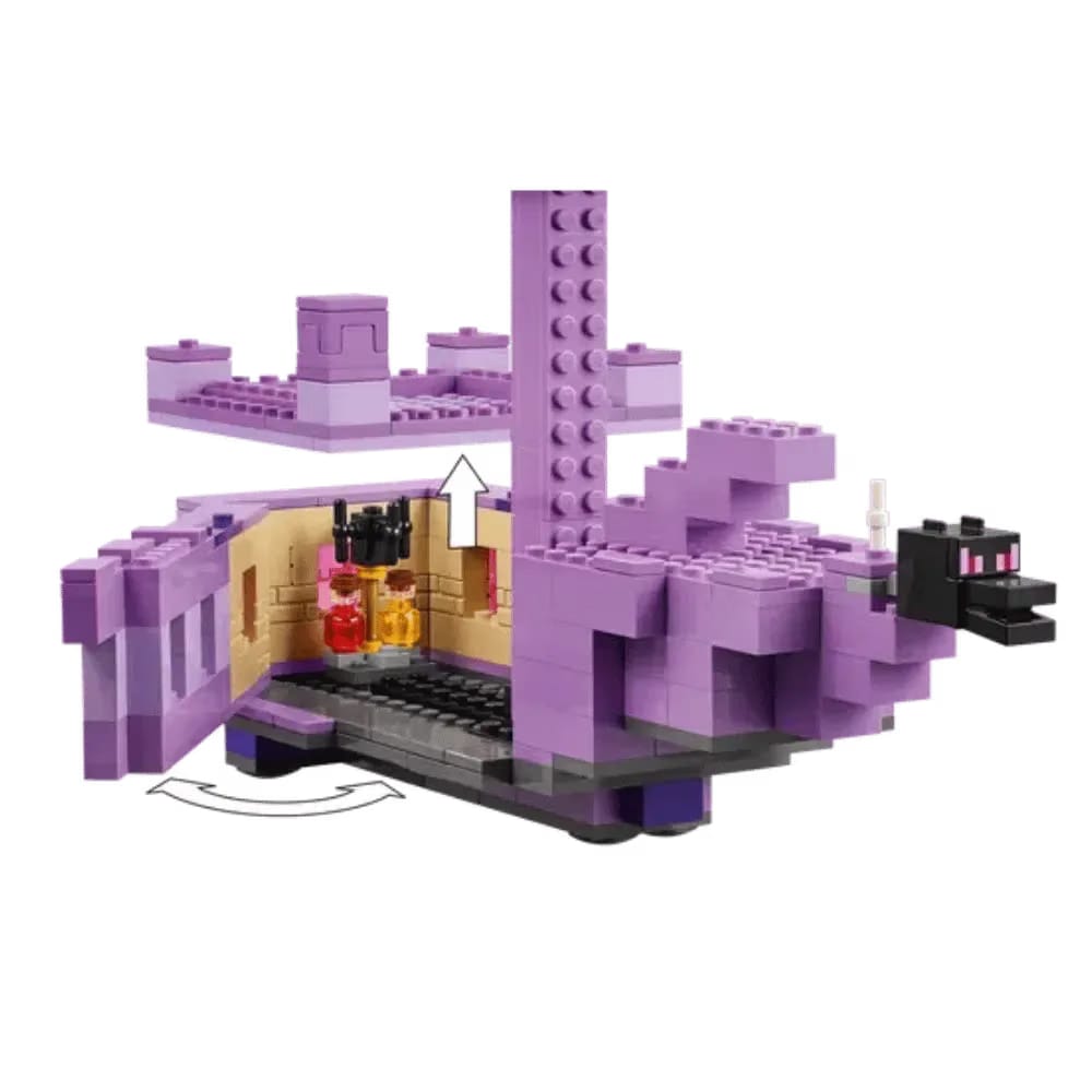 Lego Minecraft The Ender Dragon and End Ship