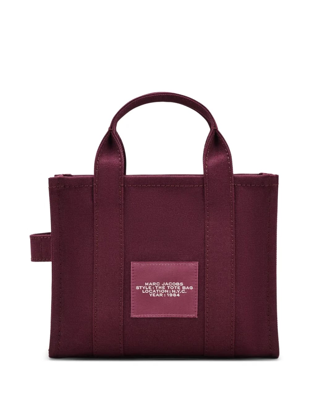 The Canvas Small logo-patch tote bag