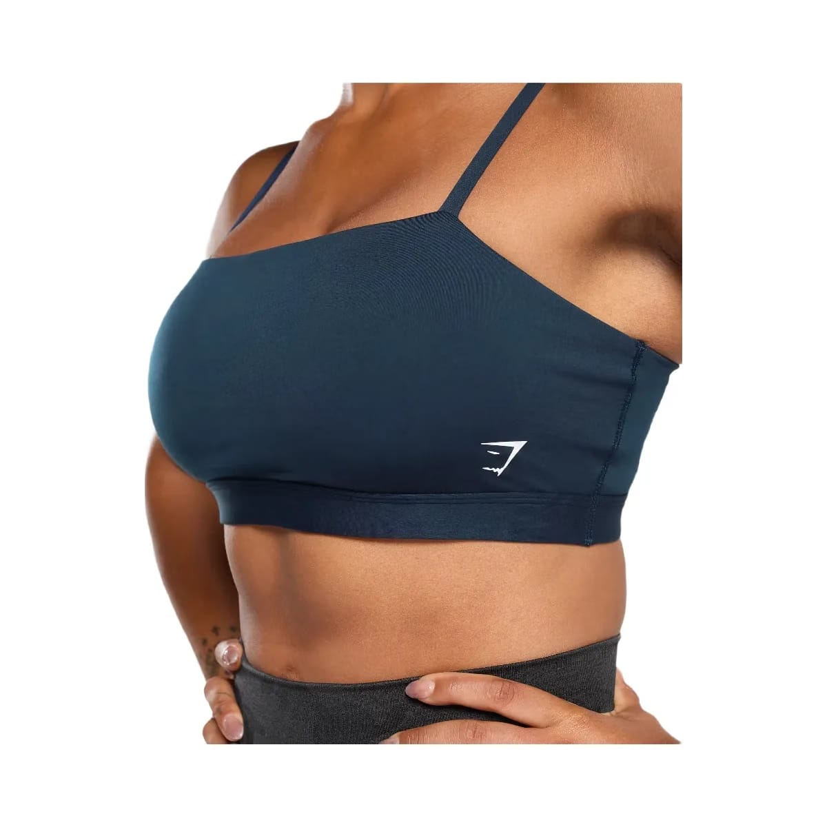 Gymshark Cut Out Bandeau "Navy"