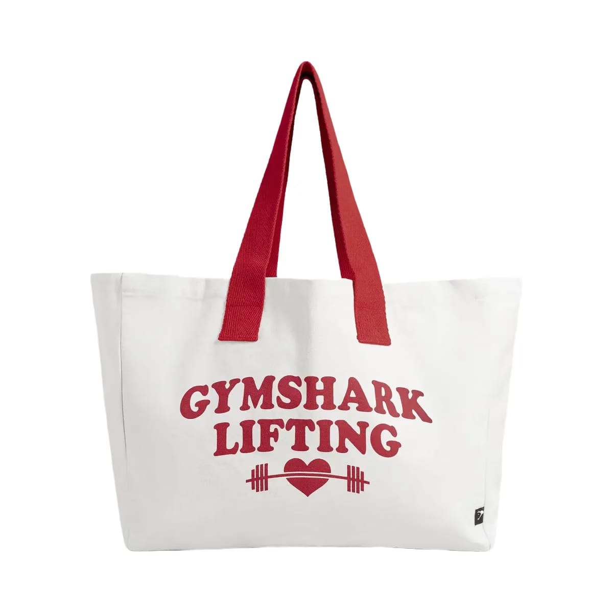 Gymshark Love Lifting Graphic Tote Bag "Oat White"