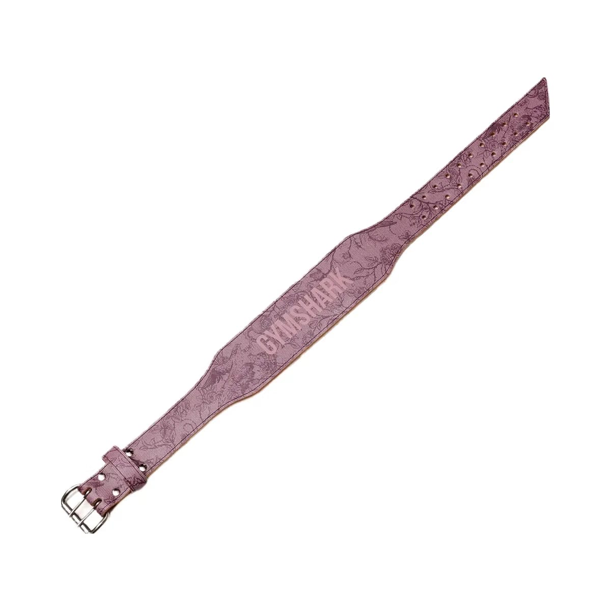 Gymshark Lace Graphic Tapered Lifting Belt "Impact Burgundy Calm Pink"