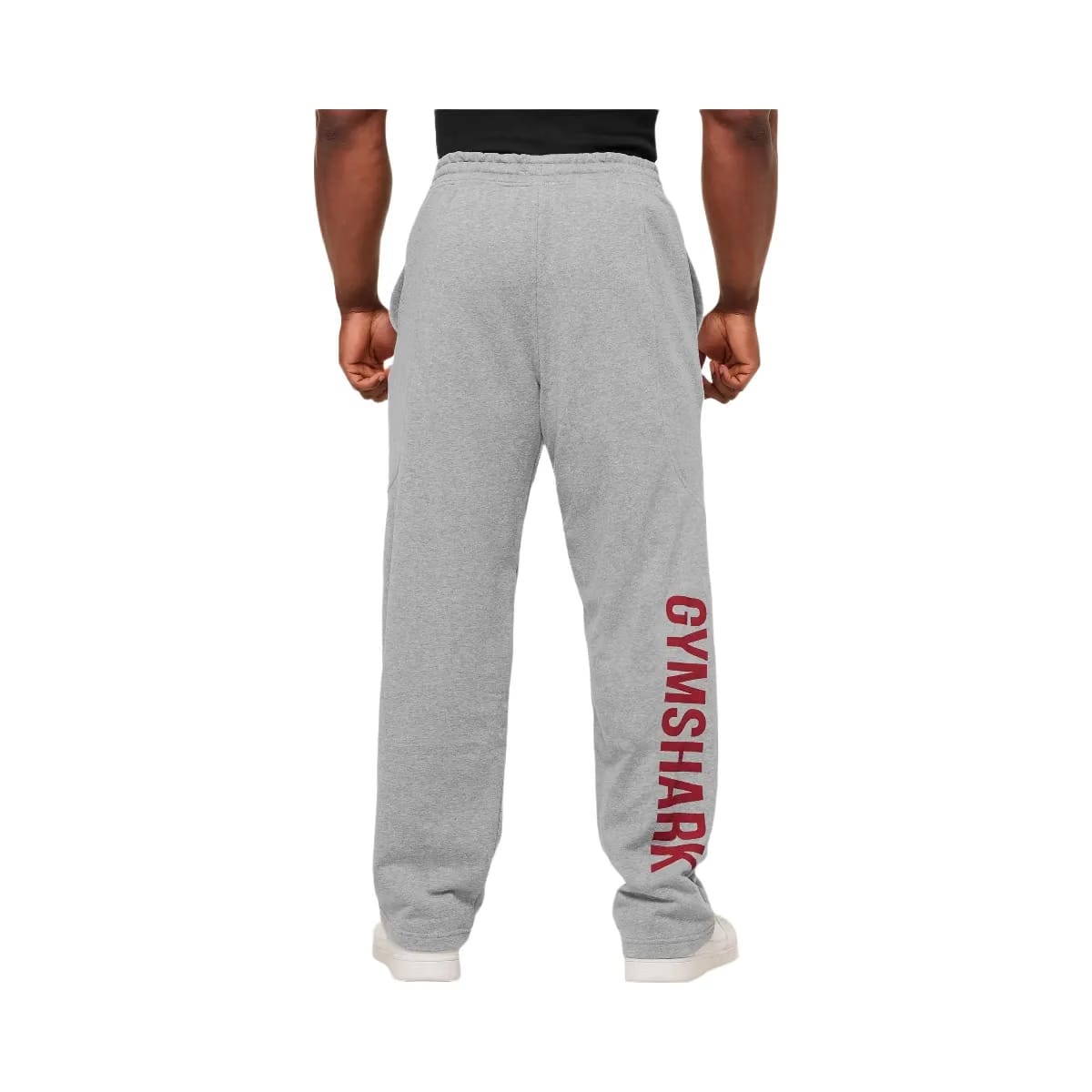 Gymshark Power Straight Leg Pants "Charcoal Core Marl Sets Red"