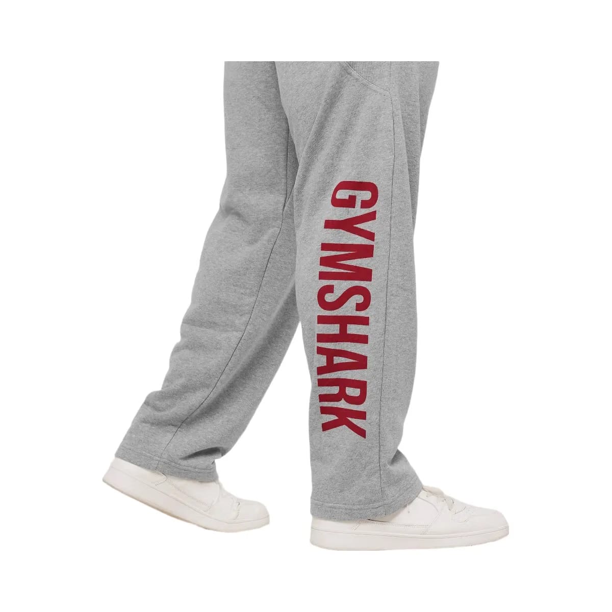 Gymshark Power Straight Leg Pants "Charcoal Core Marl Sets Red"