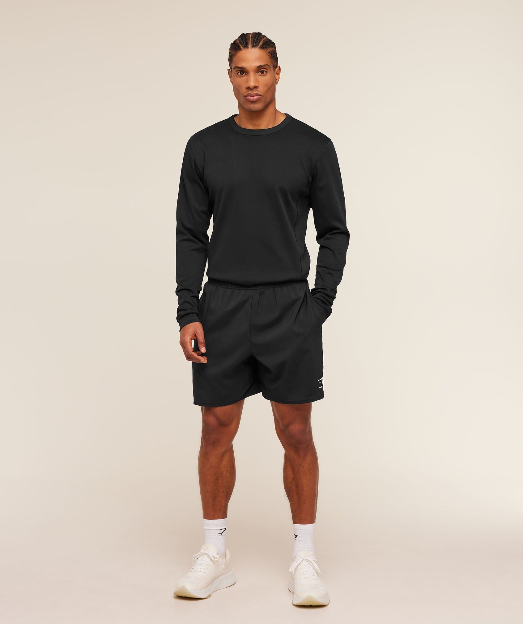 Gymshark Off Duty Long Sleeve T-Shirt Black