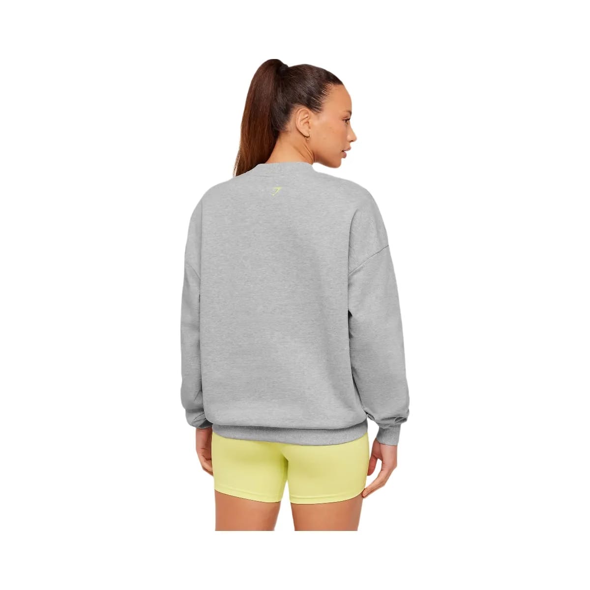 Gymshark Glutey Calls Graphic Sweatshirt "Light Grey Core Marl"