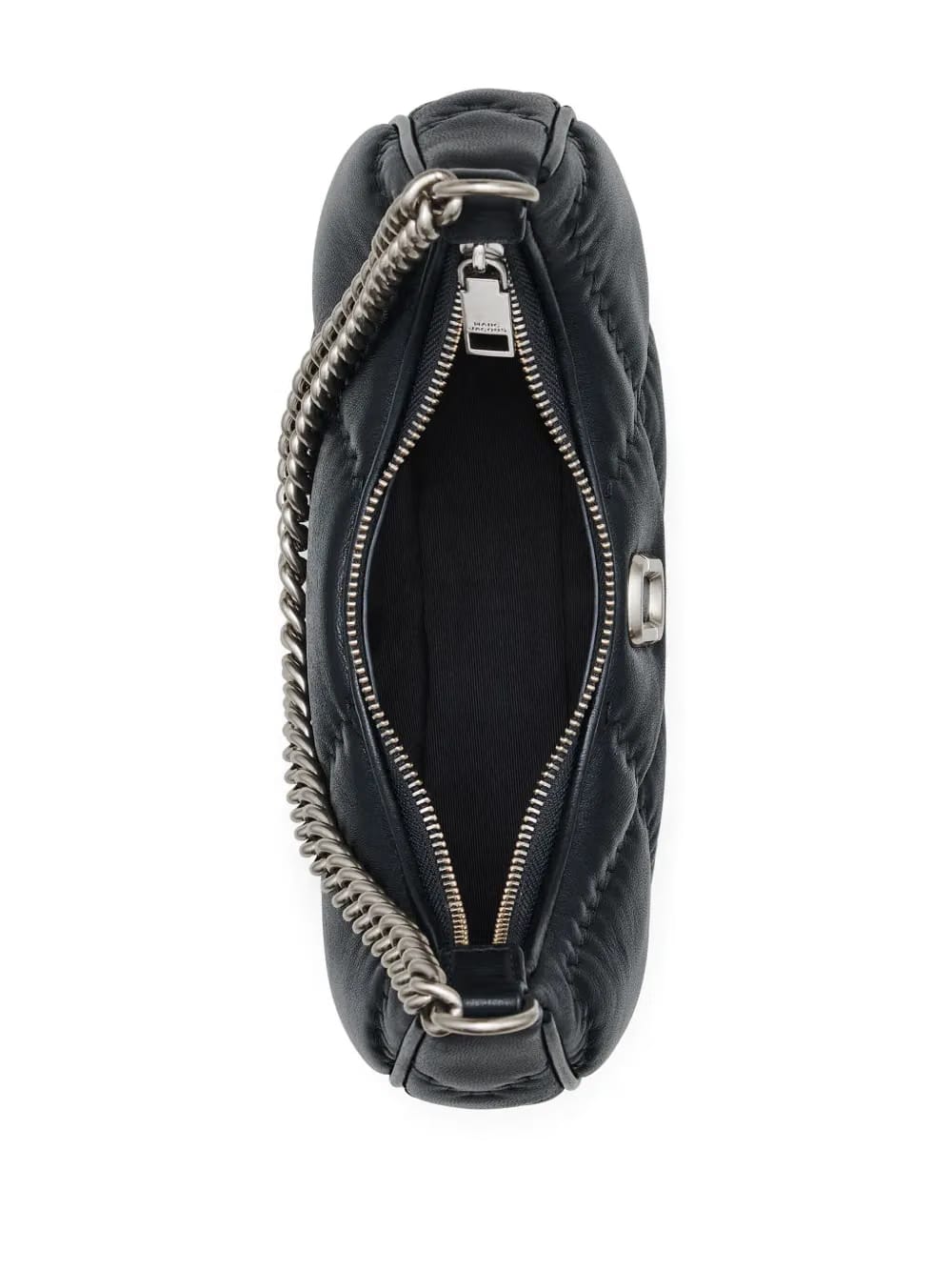 The Quilted Leather Curve shoulder bag