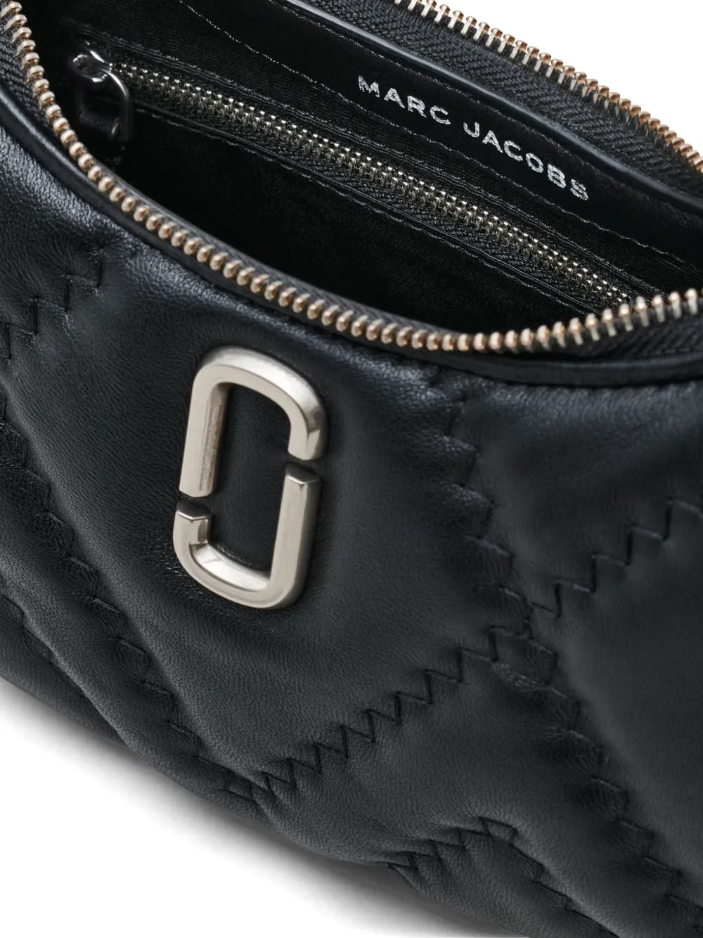 The Quilted Leather Curve shoulder bag