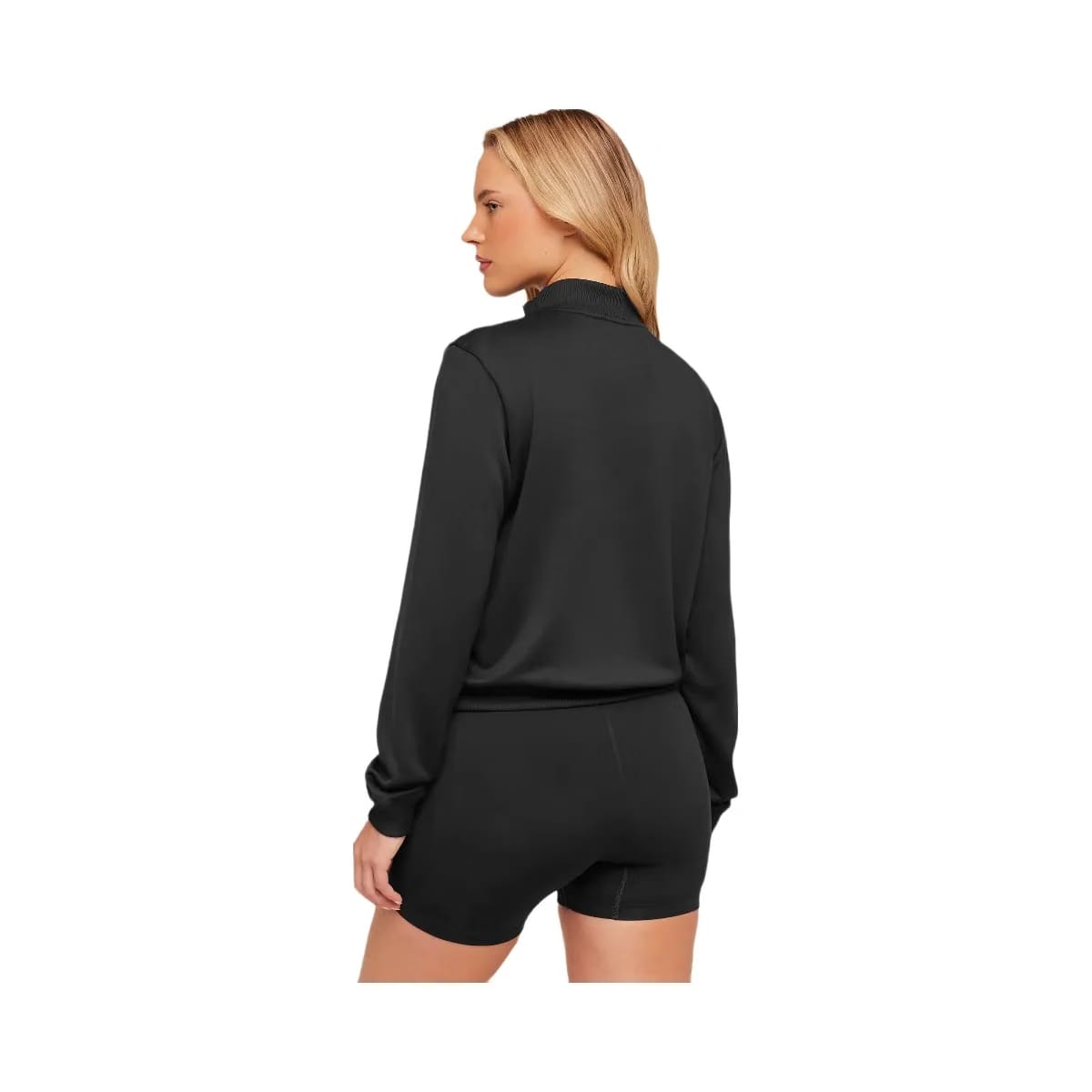Gymshark Lightweight Tricot Zip Through Jacket "Black Tinted White"
