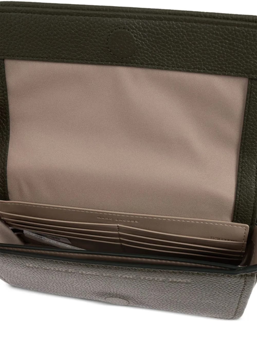 mini debossed-logo clutch bag