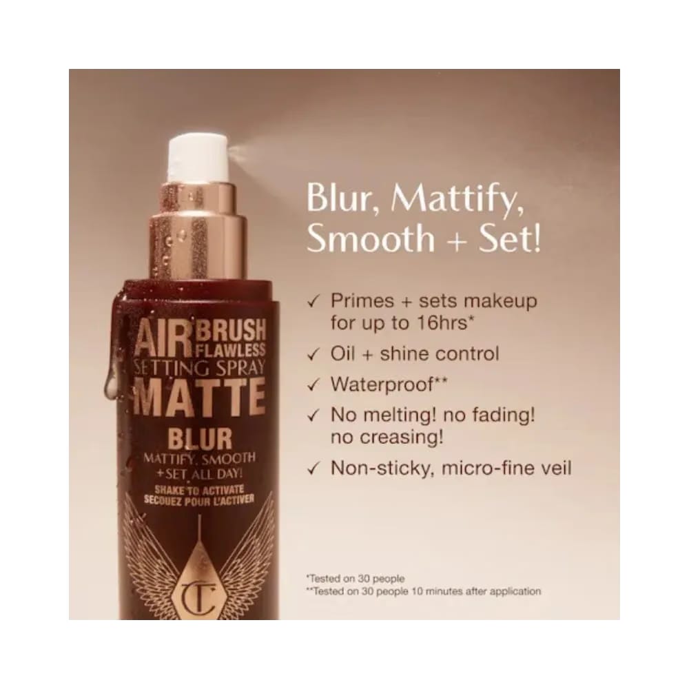 Charlotte Tilbury Airbrush Flawless Setting Spray Matte & Mini Duo