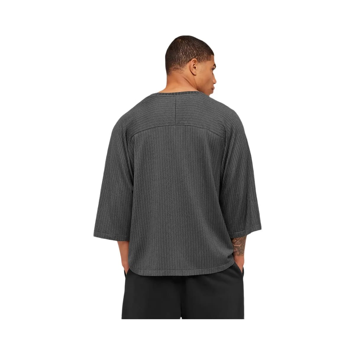 Gymshark x Saalt Studios Seamless Jersey "GS Asphalt Grey GS Pitch Grey"