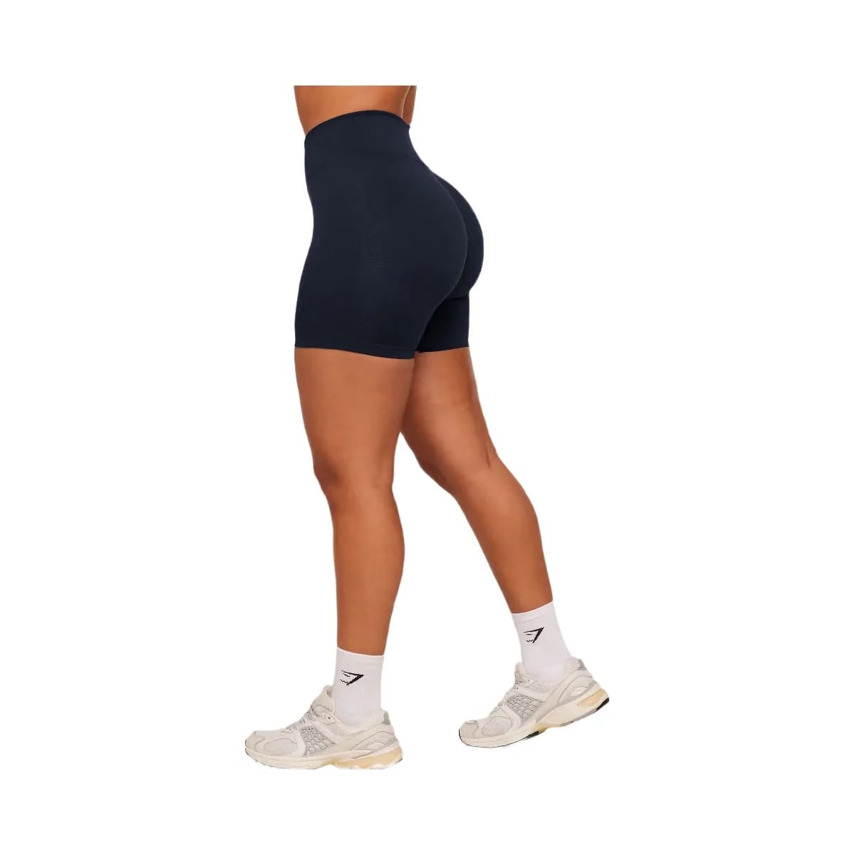 Gymshark Lift Seamless Shorts "Midnight Blue Black Marl"