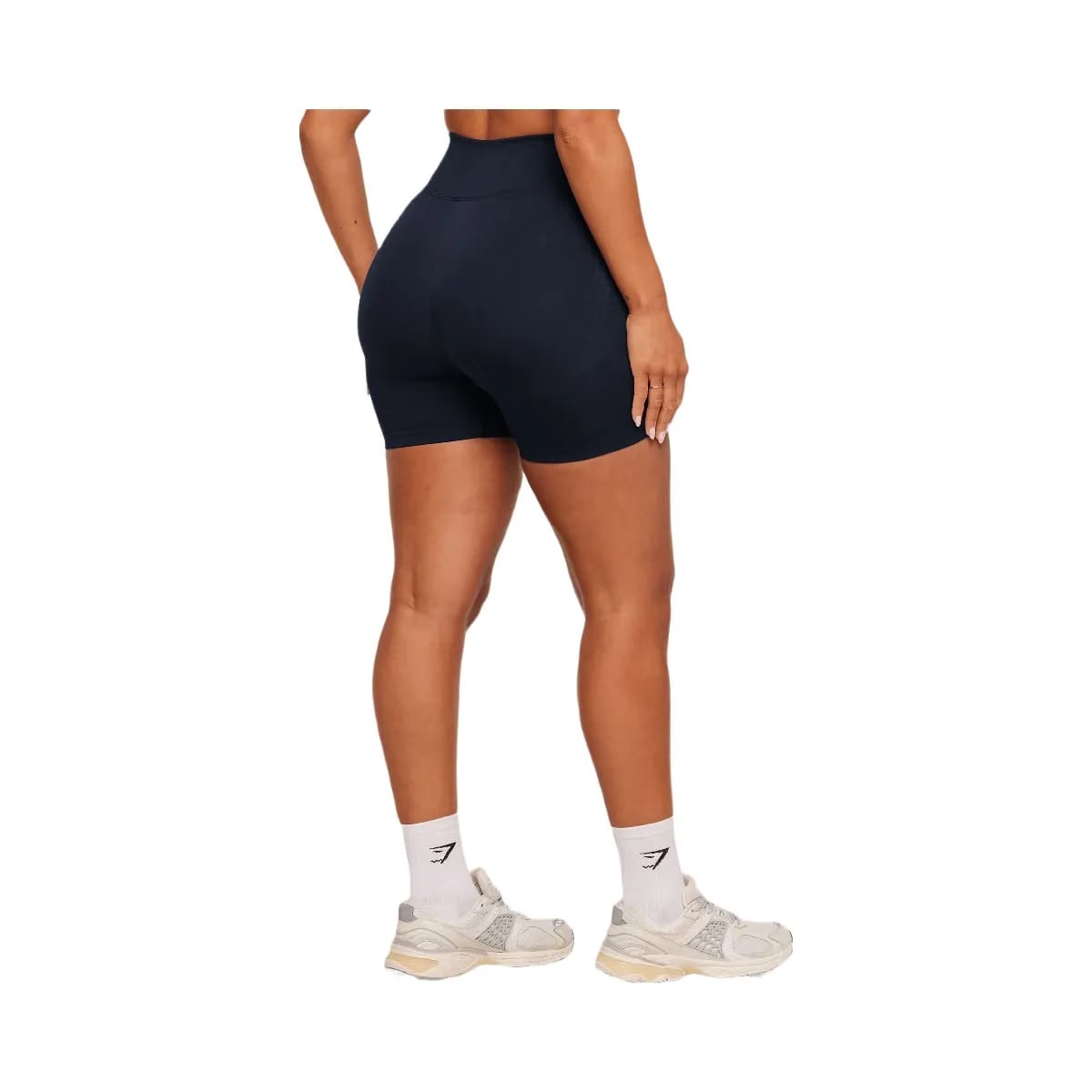 Gymshark Lift Seamless Shorts "Midnight Blue Black Marl"