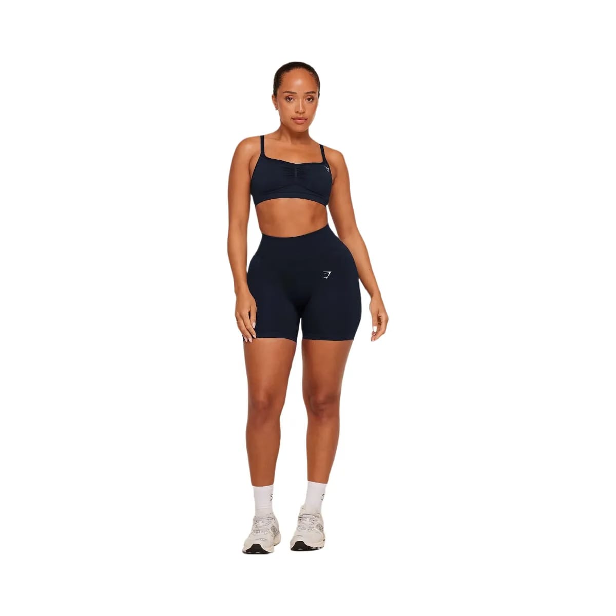 Gymshark Lift Seamless Shorts "Midnight Blue Black Marl"