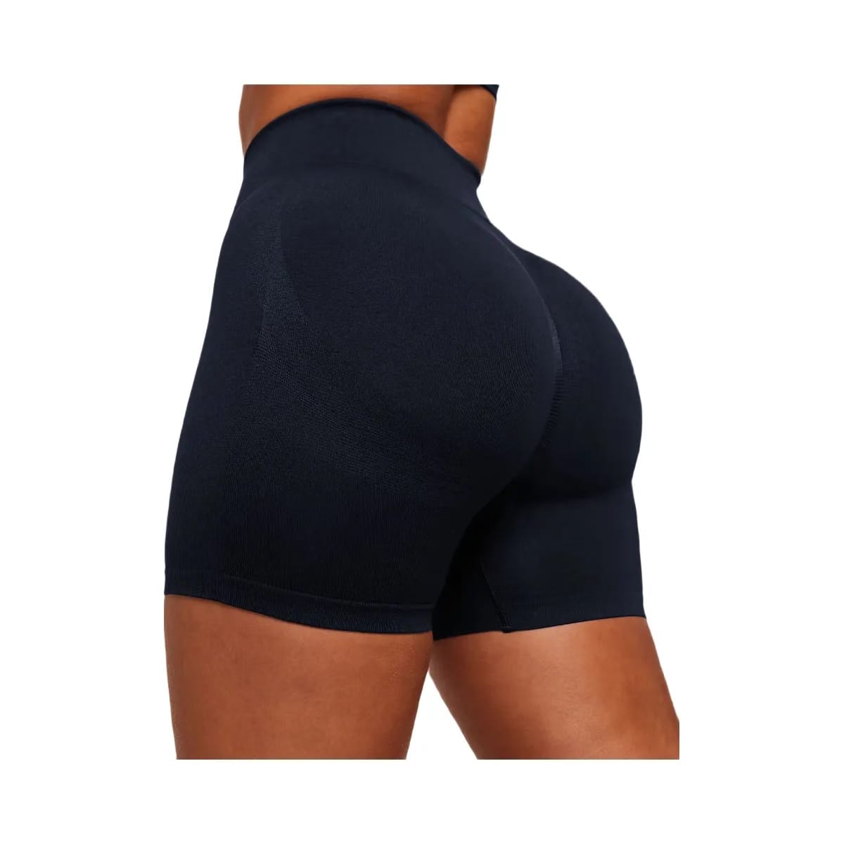 Gymshark Lift Seamless Shorts "Midnight Blue Black Marl"