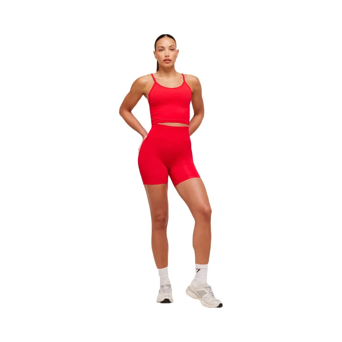 Gymshark Energise Seamless Crop Top "Athletic Red"