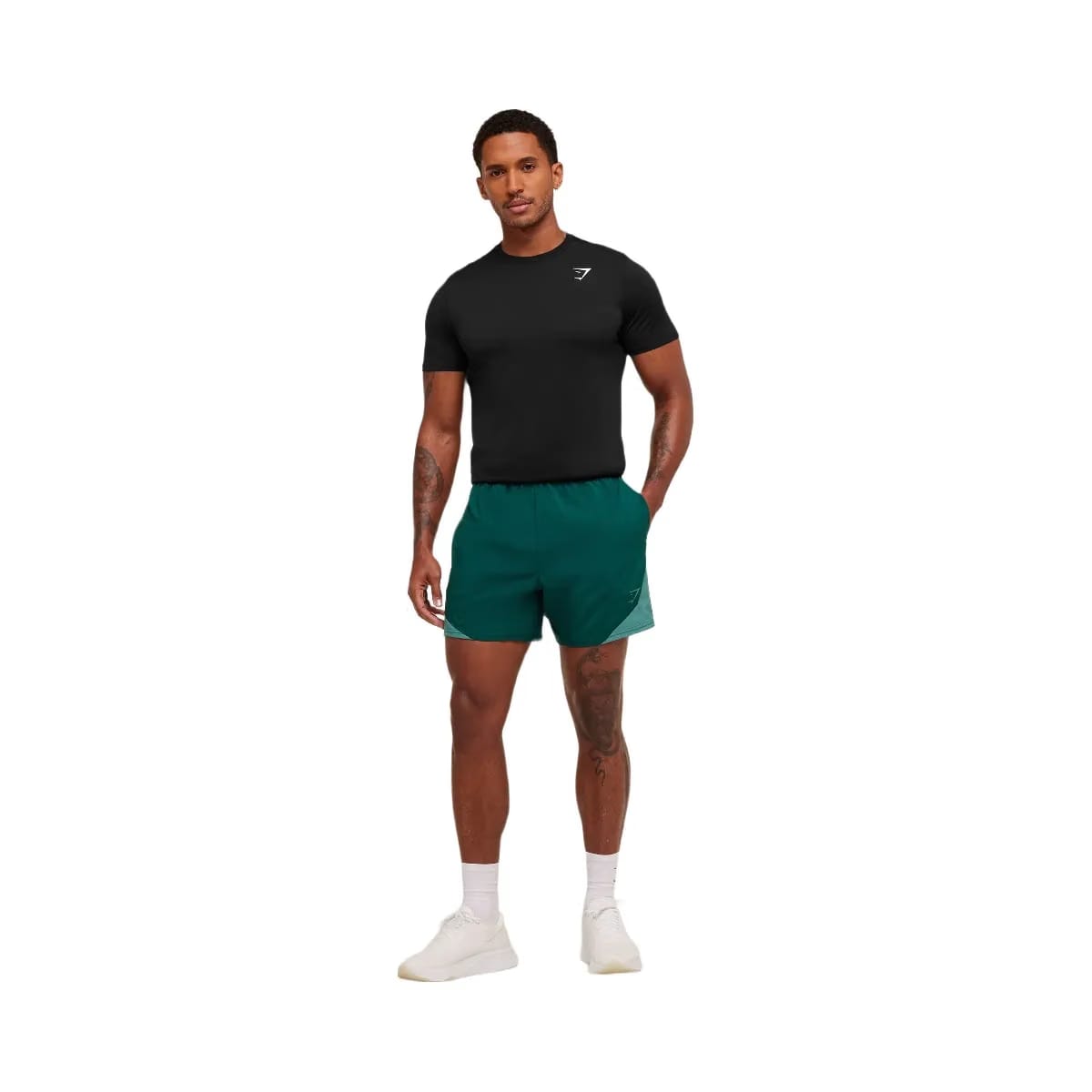 Gymshark Arrival Block 6" Shorts "Weighted Teal"