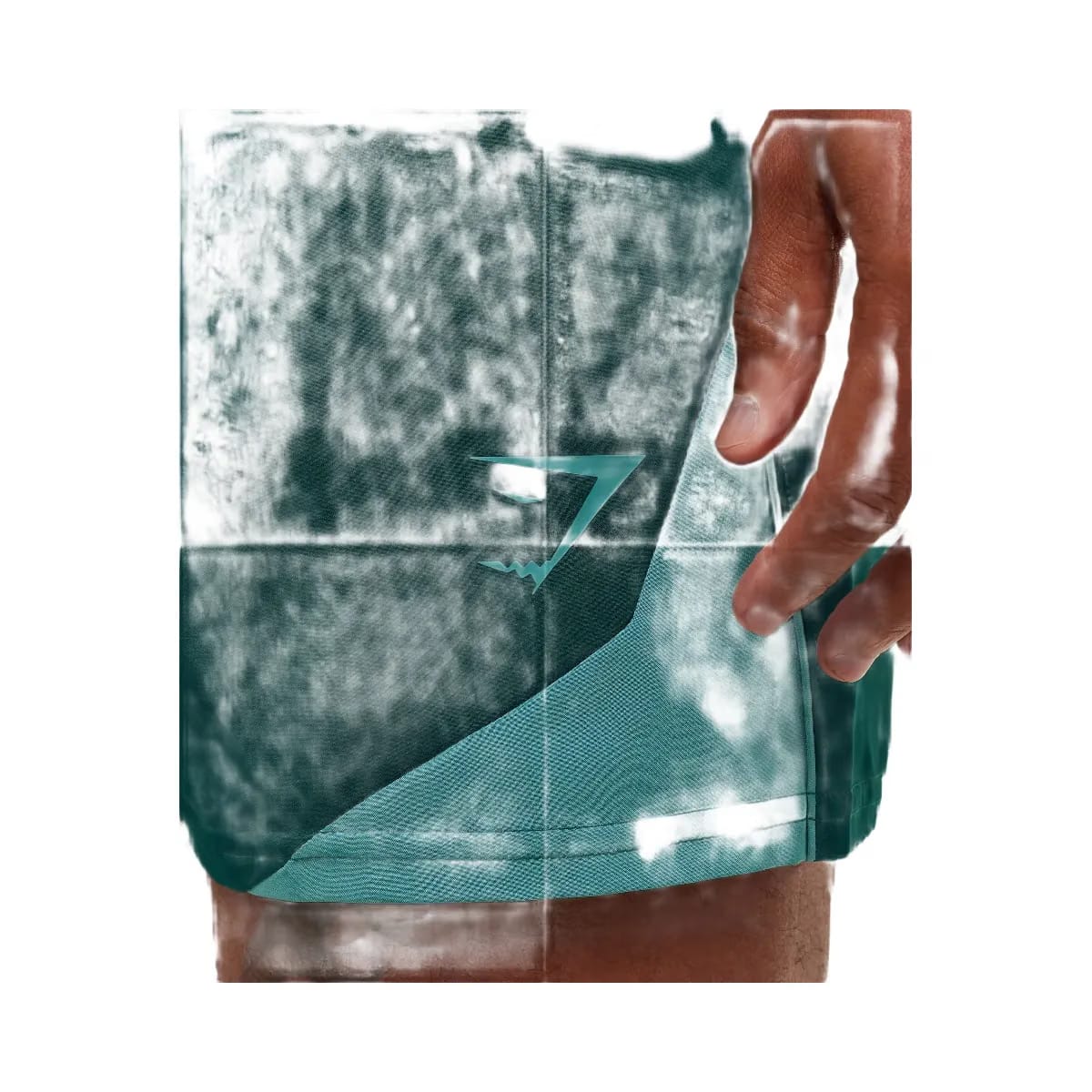 Gymshark Arrival Block 6" Shorts "Weighted Teal"