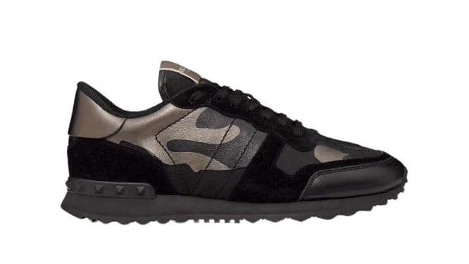 Valentino Rockrunner Camouflage Noir Metallic