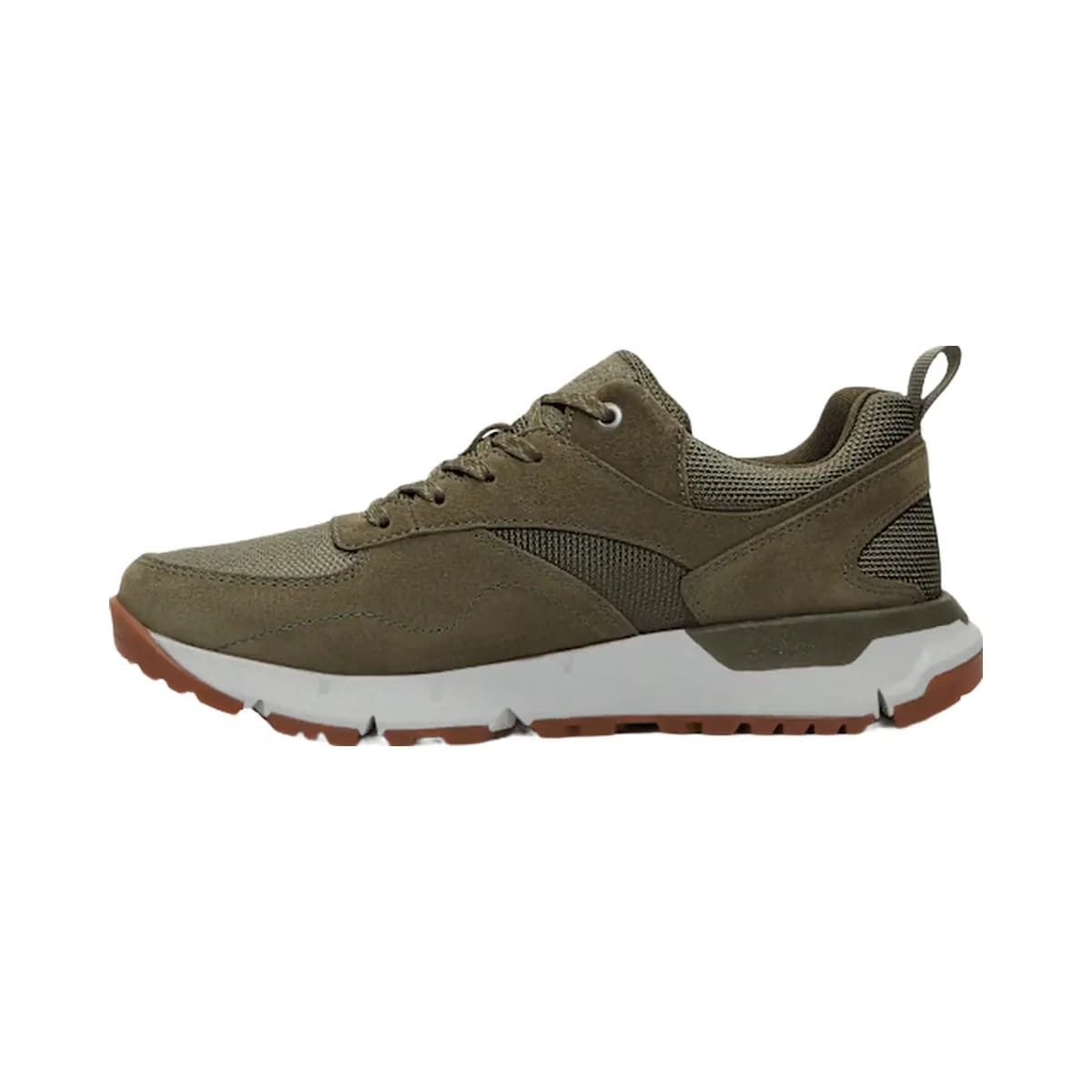 Timberland Voyager Park Low Lace-Up Sneaker Dark Green Mesh Men'S