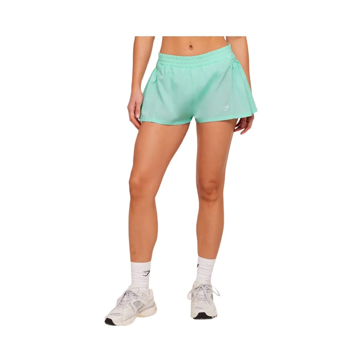 Gymshark Flutter Woven Shorts "Pop Turquoise"