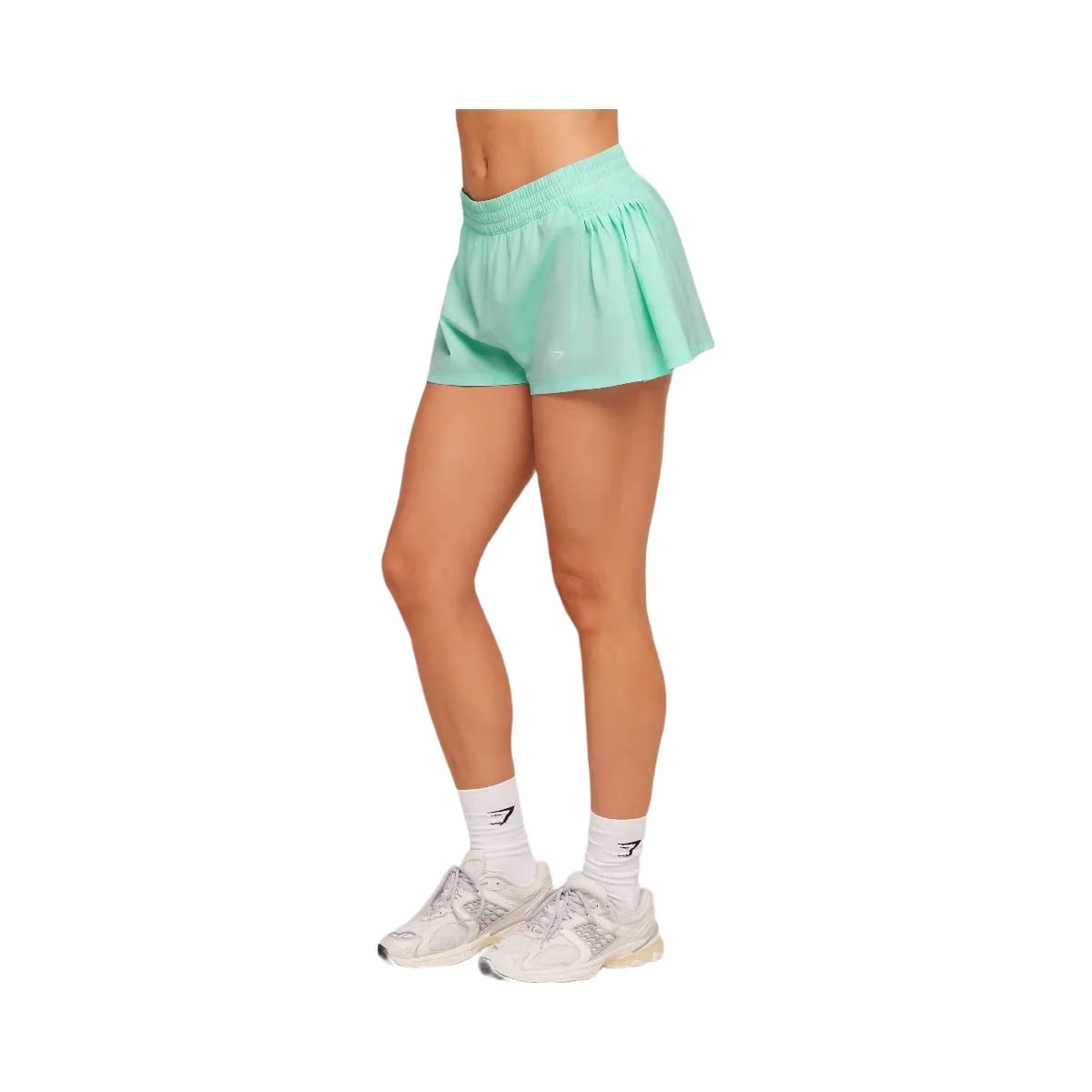 Gymshark Flutter Woven Shorts "Pop Turquoise"
