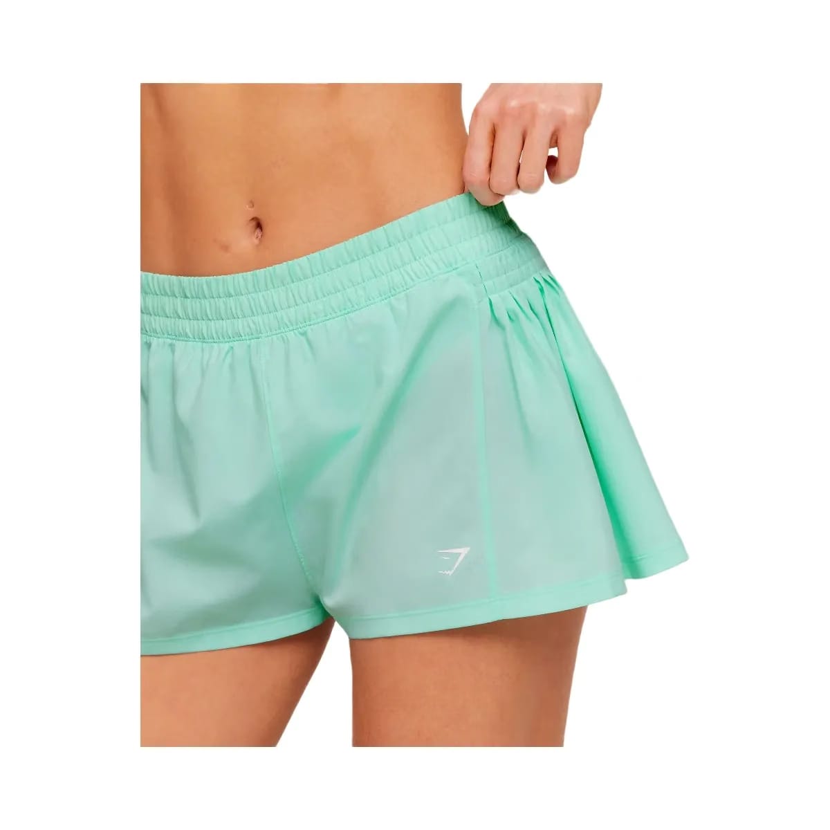 Gymshark Flutter Woven Shorts "Pop Turquoise"