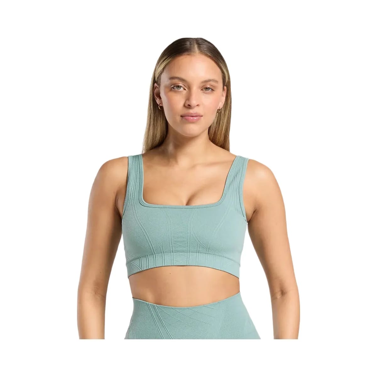 Gymshark Corset Seamless Sports Bra "Celeste Blue"