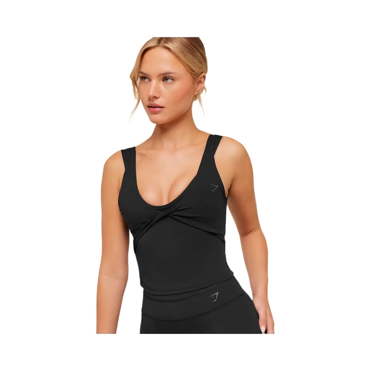 Gymshark Crossover Back Tank "Black"