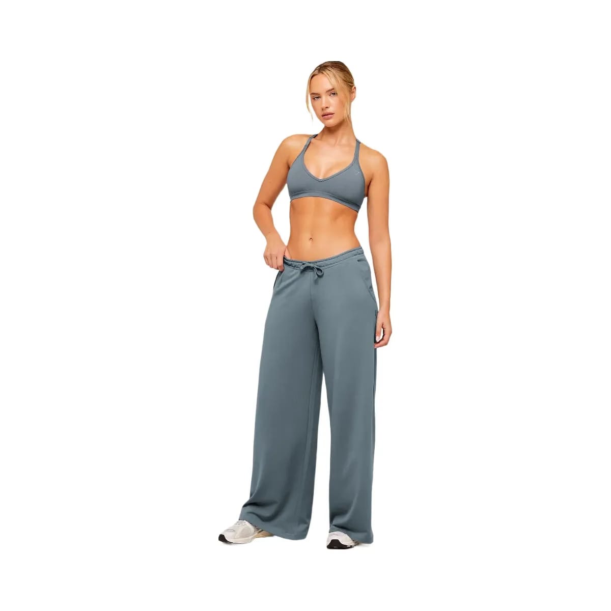 Gymshark Lightweight Wide Leg Pants Regular "Iron Blue"