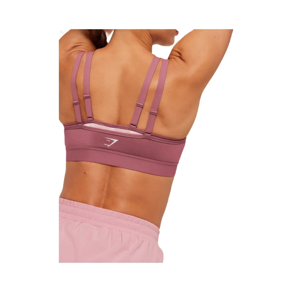 Gymshark Interval Seamless Medium Support Sports Bra "Reset Pink Light Pink"